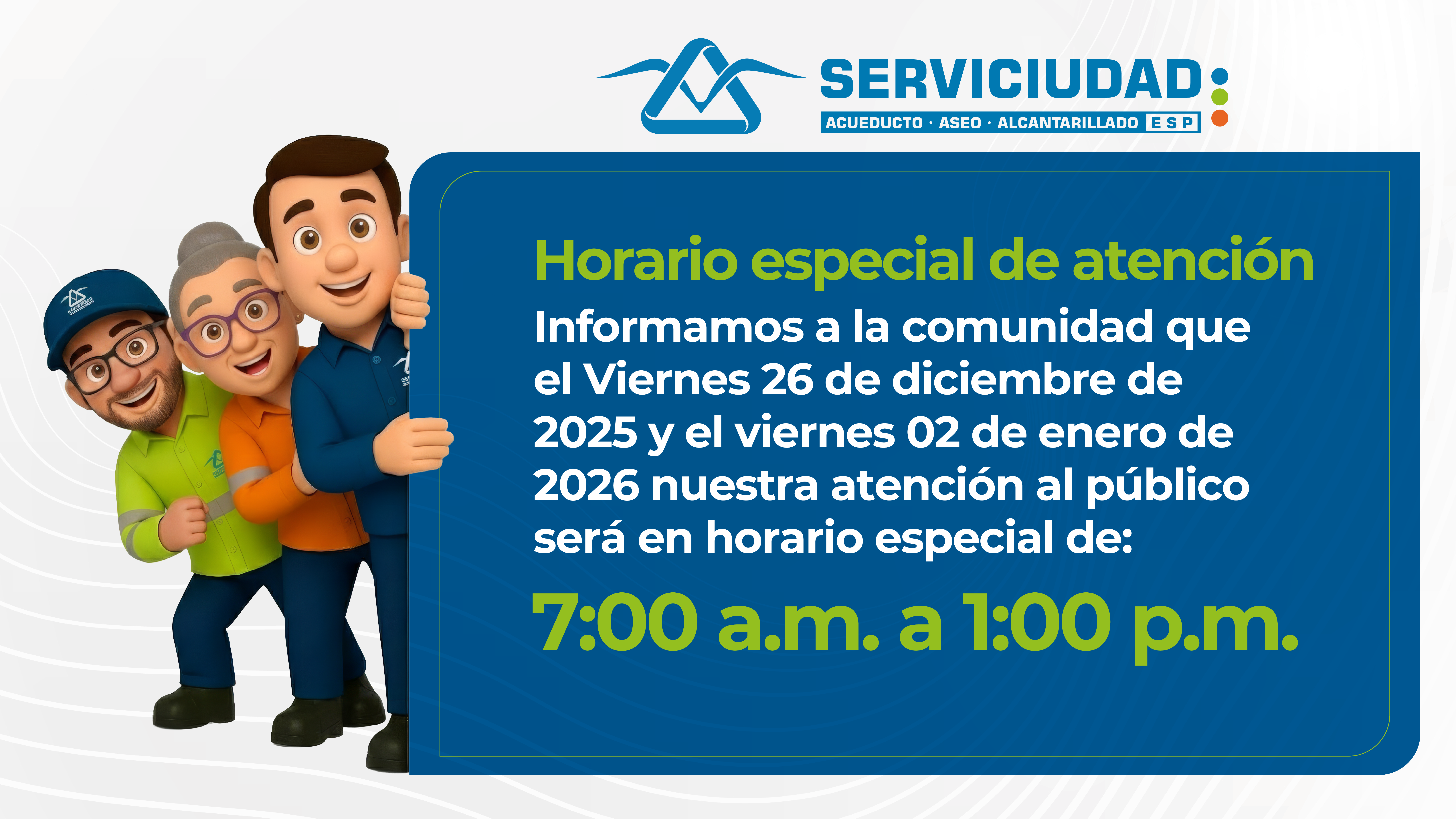 Horario Especial