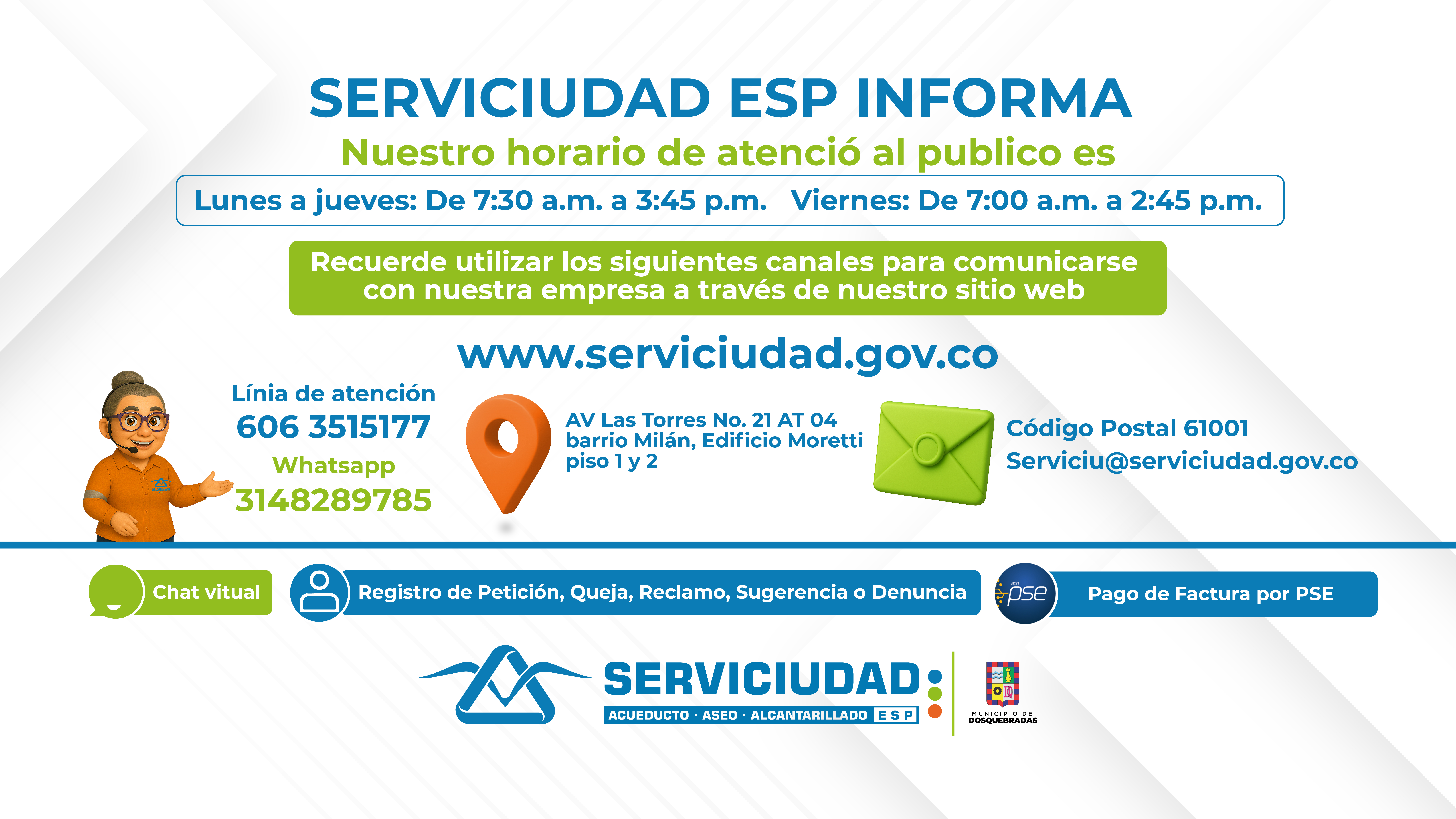 Necesitas comunicarte con nosotros