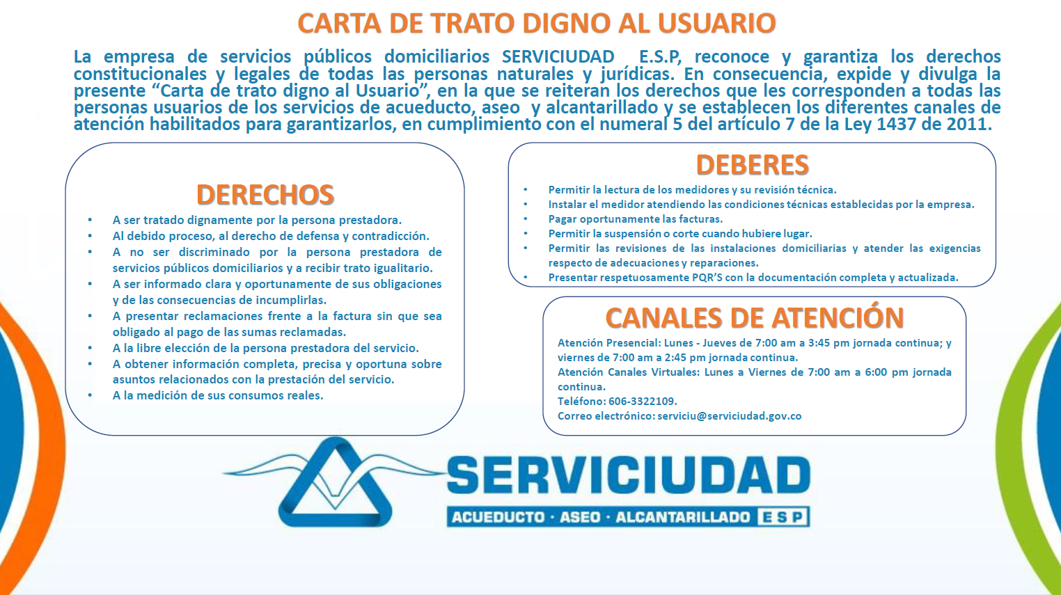 Carta Trato Digno al Usuario