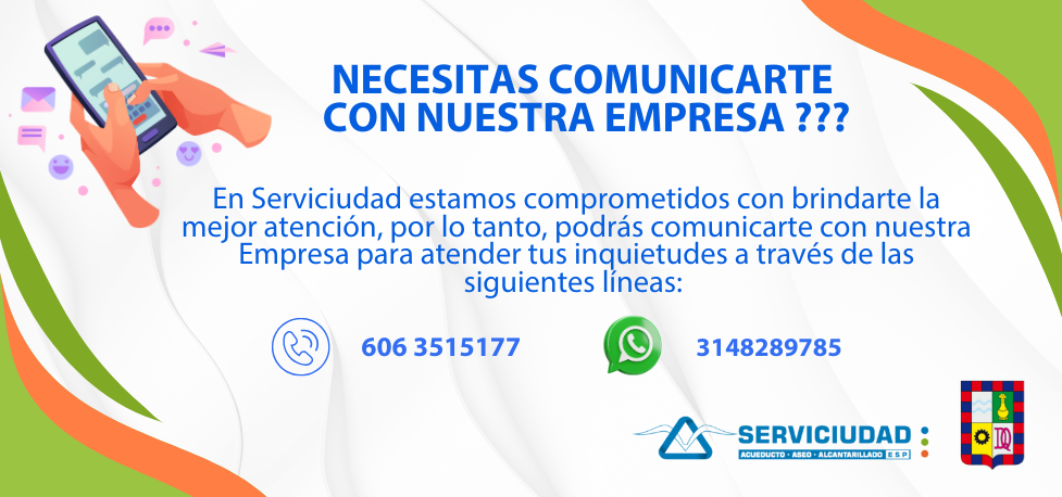 Necesitas comunicarte con nosotros