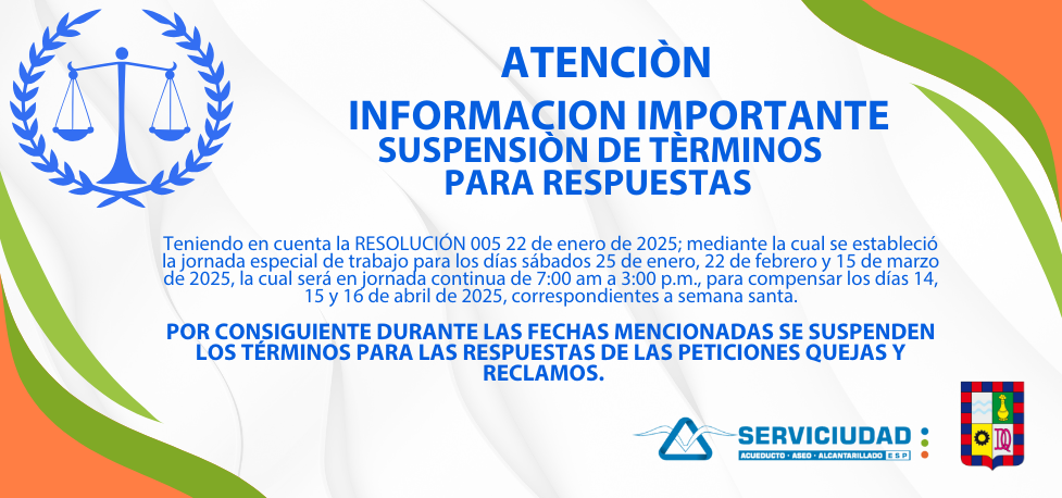 Suspensión de términos 